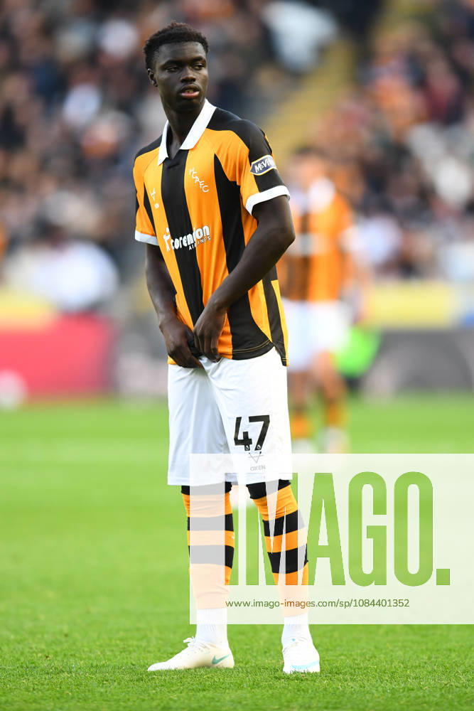 Hull City v Everton, Premier League Hull City forward Robinio Vaz (47) during the Premier League match between Hull City and Everton at the MKM Stadium, Kingston upon Hull, UK on 11 October 2026. Kingston upon Hull MKM Stadium East Riding of Yorkshire UK Editorial use only DataCo restrictions apply See www.football-dataco.com ,