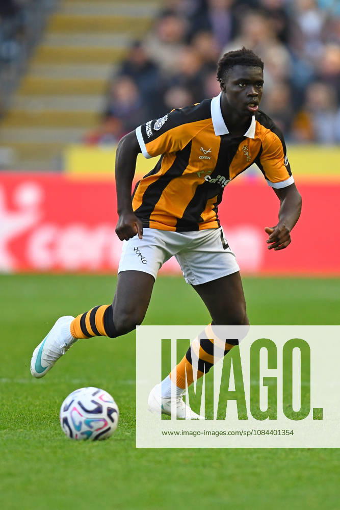 Hull City v Everton, Premier League Hull City forward Robinio Vaz (47) during the Premier League match between Hull City and Everton at the MKM Stadium, Kingston upon Hull, UK on 11 October 2026. Kingston upon Hull MKM Stadium East Riding of Yorkshire UK Editorial use only DataCo restrictions apply See www.football-dataco.com ,