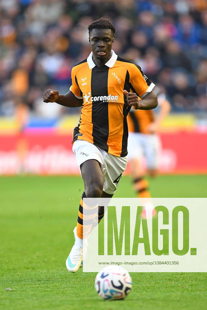 Hull City v Everton, Premier League Hull City forward Robinio Vaz (47) during the Premier League match between Hull City and Everton at the MKM Stadium, Kingston upon Hull, UK on 11 October 2026. Kingston upon Hull MKM Stadium East Riding of Yorkshire UK Editorial use only DataCo restrictions apply See www.football-dataco.com ,
