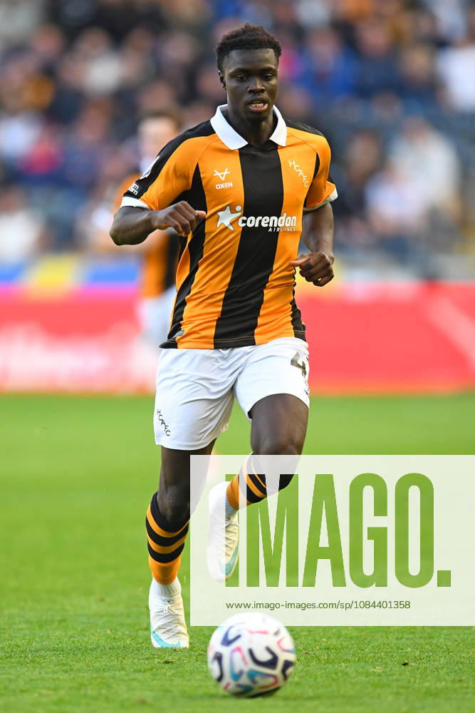 Hull City v Everton, Premier League Hull City forward Robinio Vaz (47) during the Premier League match between Hull City and Everton at the MKM Stadium, Kingston upon Hull, UK on 11 October 2026. Kingston upon Hull MKM Stadium East Riding of Yorkshire UK Editorial use only DataCo restrictions apply See www.football-dataco.com ,