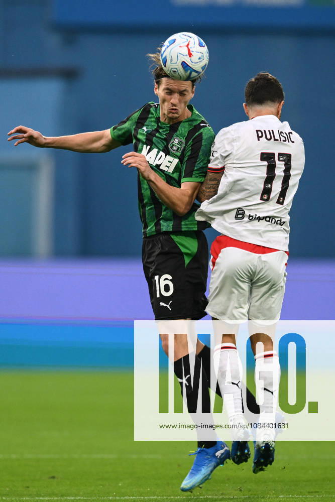 Ec Reggio Emilia 11 10 2026 - campionato di calcio serie A Sassuolo-Milan foto Emanuele Comincicni Image nella foto: Fedde Leysen-Christian Pulisic