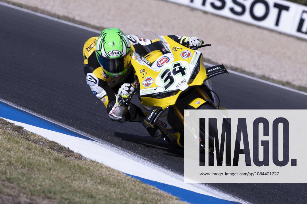 ESTORIL, PORTUGAL - OCTOBER 11: Lorenzo Baldassarri of Italy and Team Goeleven competes during the Race 2 during day three of the World Superbikes Estoril Round at Circuito Estoril on October 11, 2026 in Estoril, Portugal Cascais Portugal - ZUMAl192 20261011_zsp_l192_188
