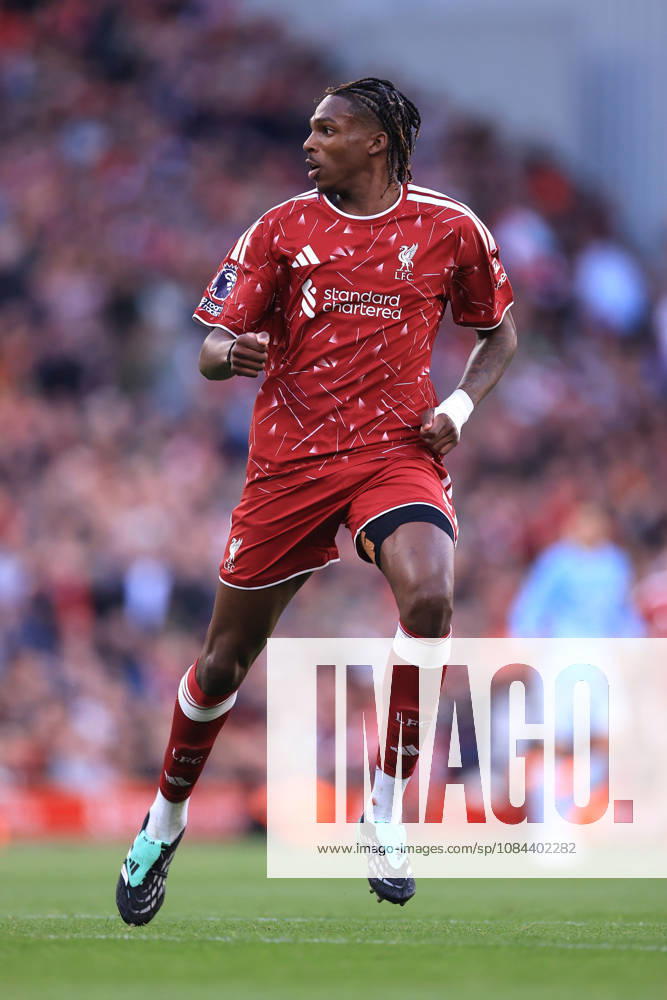 Liverpool v Manchester City 11th October 2026 - Premier League - Liverpool v Manchester City - Jeremy Jacquet of Liverpool - Photo: Simon Stacpoole Offside. Liverpool UK