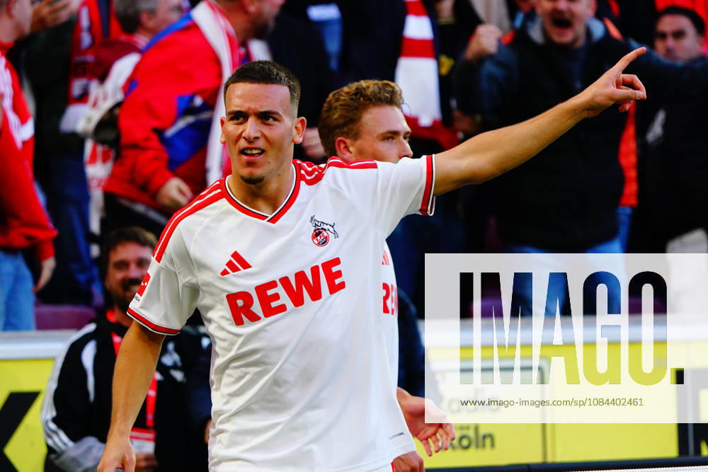 Köln, Fussball, 1.BL saison 2026 2027 1.FC Köln vs Borussia Mönchengladbach , 11.10.2026, Rheinenergiestadion Köln Said El Mala FC Köln ,jubelt Aktion, Einzelbild,