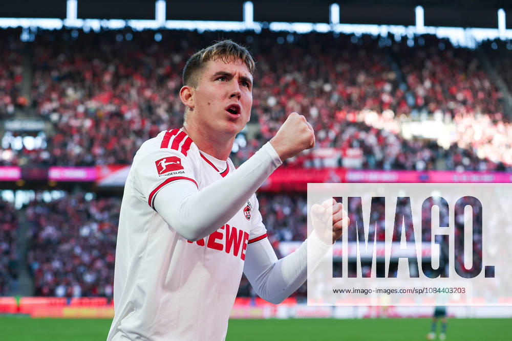 1. Bundesliga - 26 27 - 1. FC Köln - Borussia Mönchengladbach am 11.10.2026 im RheinEnergieSTADION in Köln Jubel und Freude bei Isak Johannesson (Koeln 8)