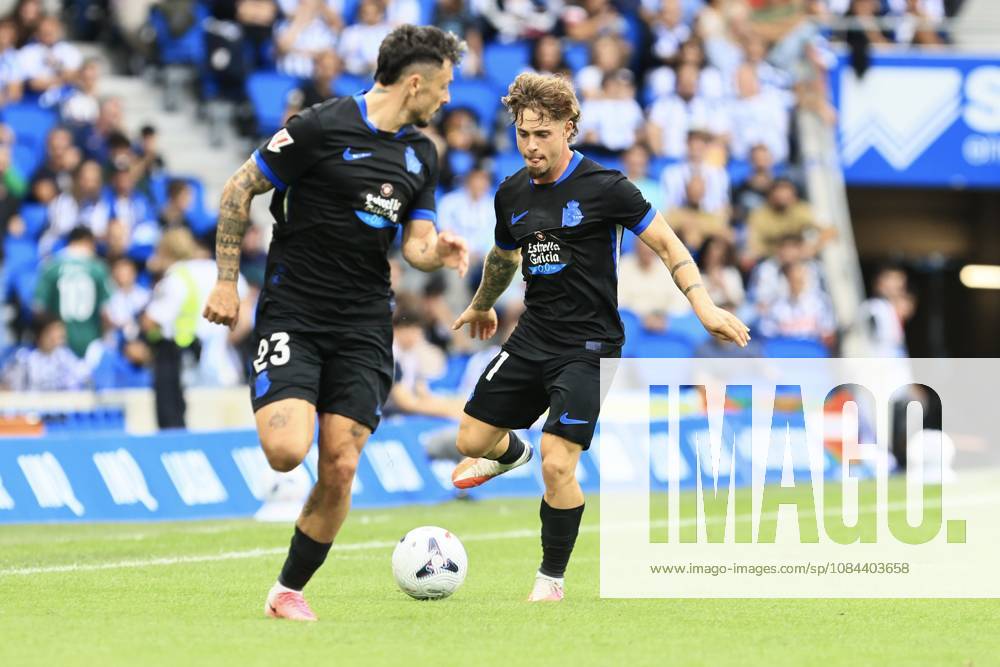 ESP: LaLiga EASports Real Sociedad - RC Deportivo La Coruna Mario Soriano of RC Deportivo during LaLiga EA Sports match between Real Sociedad - RC Deportivo played at Anoeta Stadium in Gipuzcoa on October 11, 2026 in Spain Spain Futbol