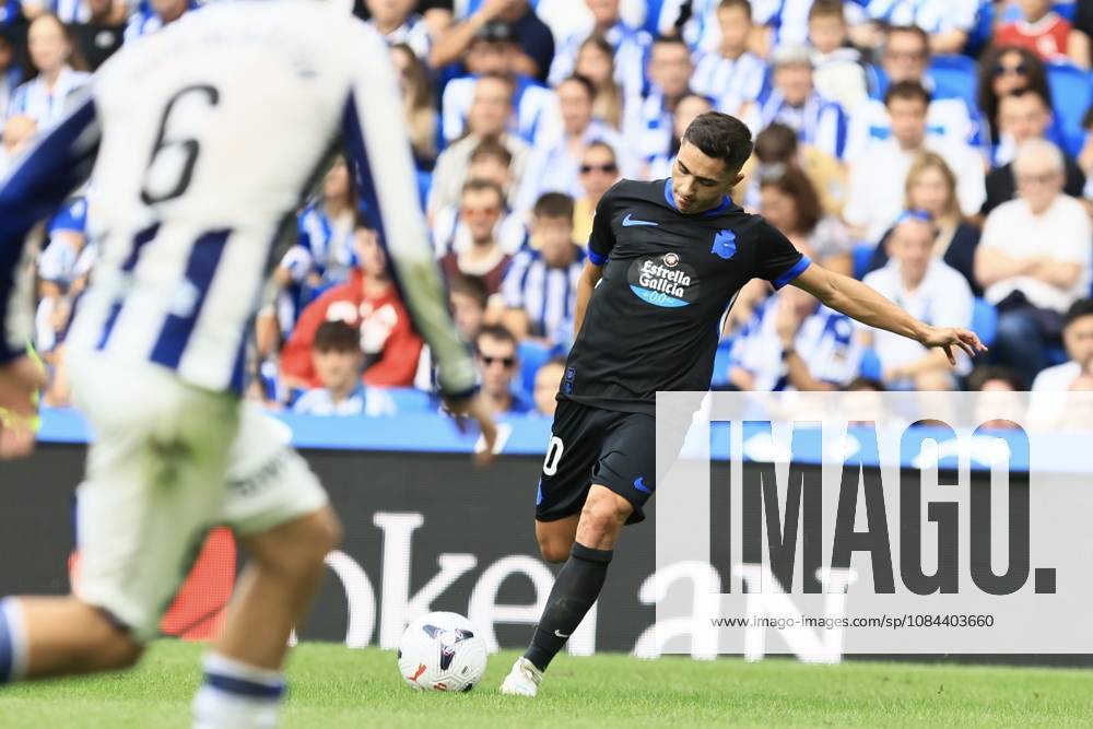 ESP: LaLiga EASports Real Sociedad - RC Deportivo La Coruna Yeremay Hernandez of RC Deportivo during LaLiga EA Sports match between Real Sociedad - RC Deportivo played at Anoeta Stadium in Gipuzcoa on October 11, 2026 in Spain Spain Futbol