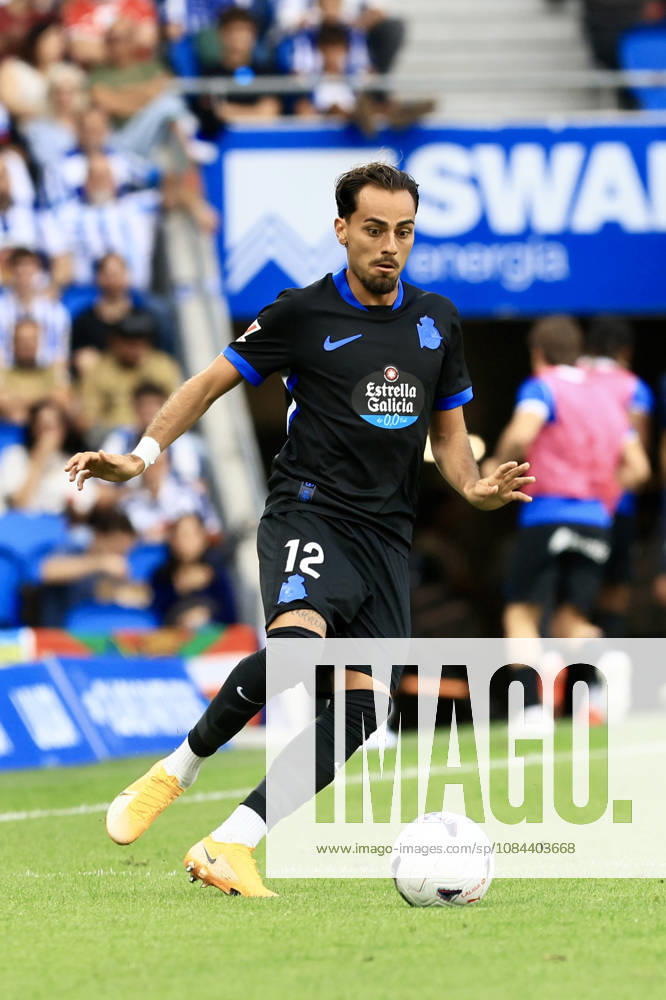 ESP: LaLiga EASports Real Sociedad - RC Deportivo La Coruna Giacomo Quagliata of RC Deportivo during LaLiga EA Sports match between Real Sociedad - RC Deportivo played at Anoeta Stadium in Gipuzcoa on October 11, 2026 in Spain Spain Futbol