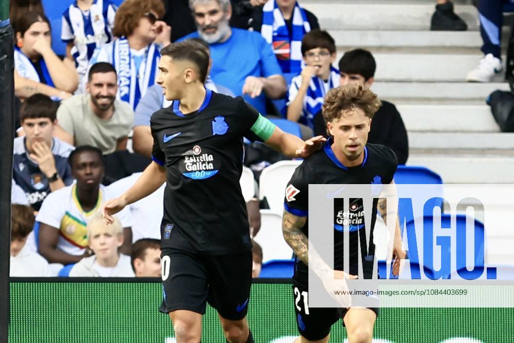 ESP: LaLiga EASports Real Sociedad - RC Deportivo La Coruna Yeremay Hernandez of RC Deportivo scores goal and celebrates during LaLiga EA Sports match between Real Sociedad - RC Deportivo played at Anoeta Stadium in Gipuzcoa on October 11, 2026 in Spain Spain Futbol