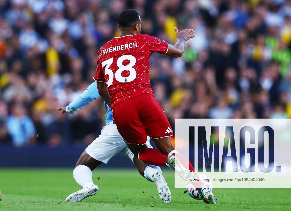Ryan Gravenberch of Liverpool second yellow card foul on Jeremy Doku of Manchester City Liverpool v Manchester City, Premier League, Football, Anfield, Liverpool, UK - 11 Oct 2026Liverpool Anfield United Kingdom