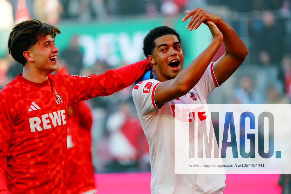 Köln, Fussball, 1.BL saison 2026 2027 1.FC Köln vs Borussia Mönchengladbach , 11.10.2026, Rheinenergiestadion Köln Mikey Moore, Jahmai Simpson-Pusey. FC Köln ,