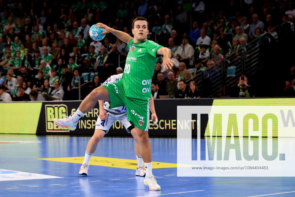 GER Deutschland, Handball, 1.Bundesliga, 27.08.2026, Saison 2026 2027, Berlin, Fuechse Berlin vs TBV Lemgo Lippe Freiwurf von Tim Freihoefer ( Fuechse Berlin 20 ) nordphoto GmbH Engler Berlin Max-Schmeling-Halle Berlin Deutschland