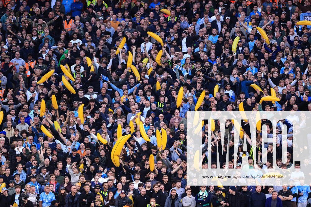 Liverpool v Manchester City 11th October 2026 - Premier League - Liverpool v Manchester City - Manchester City fans hold up inflatable bananas - Photo: Simon Stacpoole Offside. Liverpool UK