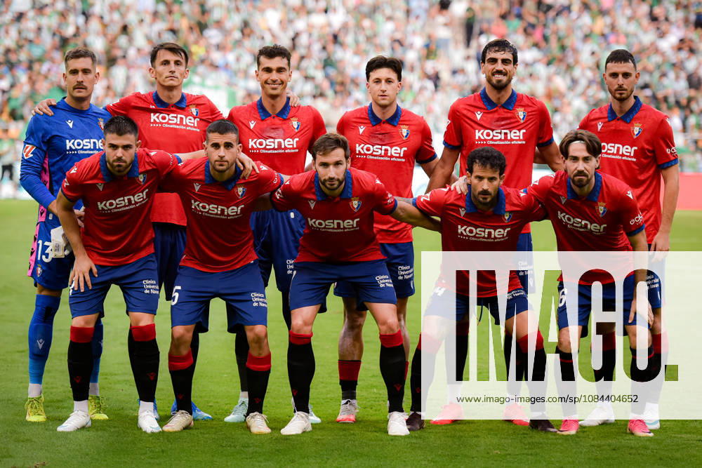 ESP: LaLiga EA Sports Real Betis v CA Osasuna squad of osasuna during LaLiga EA Sports match between Real Betis v CA Osasuna played at Benito Villamarin Stadium, Seville on October 11 2026 in Spain Spain Soccer