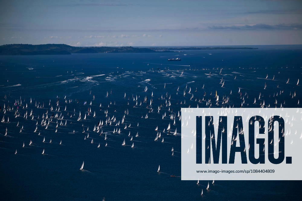 Barcolana 58 Regatta in Trieste TRIESTE, ITALY - OCTOBER 11: An aerial view shows hundreds of sailing boats compete in the Gulf of Trieste during the 58th Barcolana sailing regatta, on October 11, 2026 in Trieste, Italy. A total of 1,885 professional and amateur boats competed in the event, described as the world s largest sailing competition. Furio Benussi won the Barcolana Autumn Cup aboard ARCA SGR with a time of 1 hour, 5 minutes and 9 seconds. Valeria Ferraro Anadolu Trieste Italy. Editorial use only. Please get in touch for any other usage.