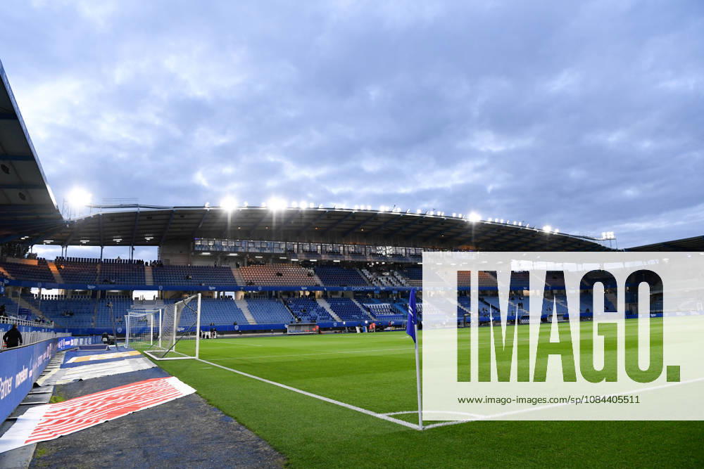 ESTAC Troyes v Olympique de Marseille - Ligue 1 McDonald s 2026 2027 General View of Stade de l Aube during Ligue 1 McDonald s match between Troyes and Marseille at Stade de l Aube on October 11, 2026 in Troyes, France. Troyes France
