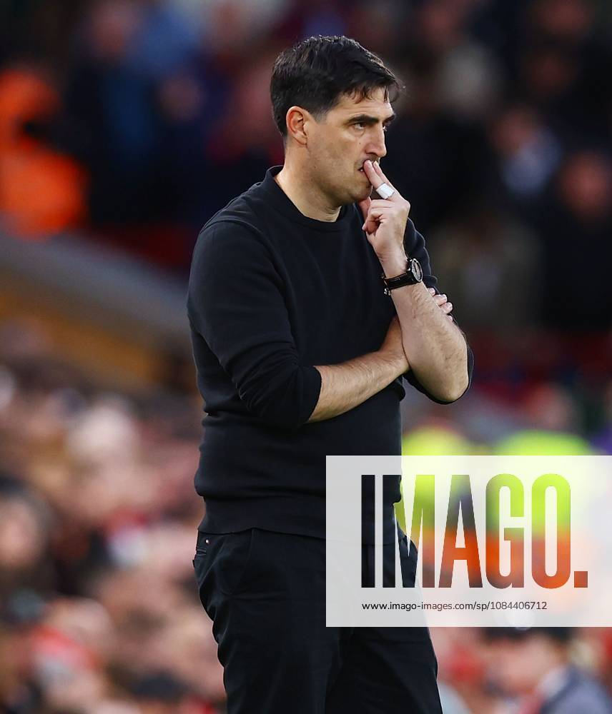 Liverpool manager Andoni Iraola looks thoughtful Liverpool v Manchester City, Premier League, Football, Anfield, Liverpool, UK - 11 Oct 2026Liverpool Anfield United Kingdom