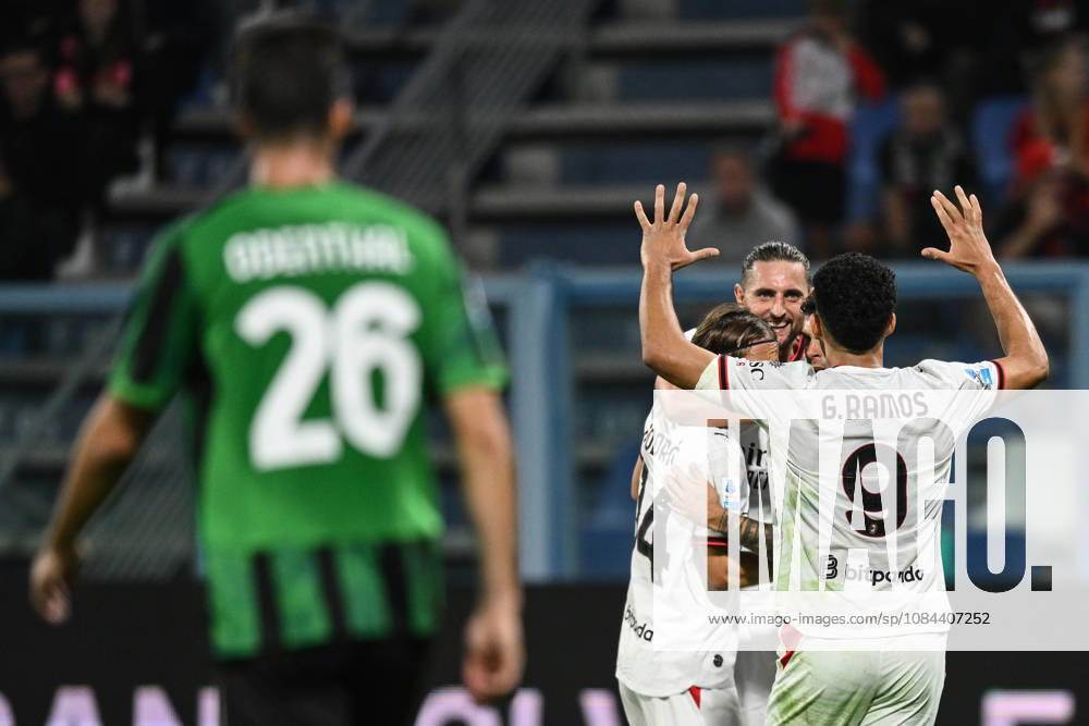 Ec Reggio Emilia 11 10 2026 - campionato di calcio serie A Sassuolo-Milan foto Emanuele Comincicni Image nella foto: esultanza gol Adrien Rabiot