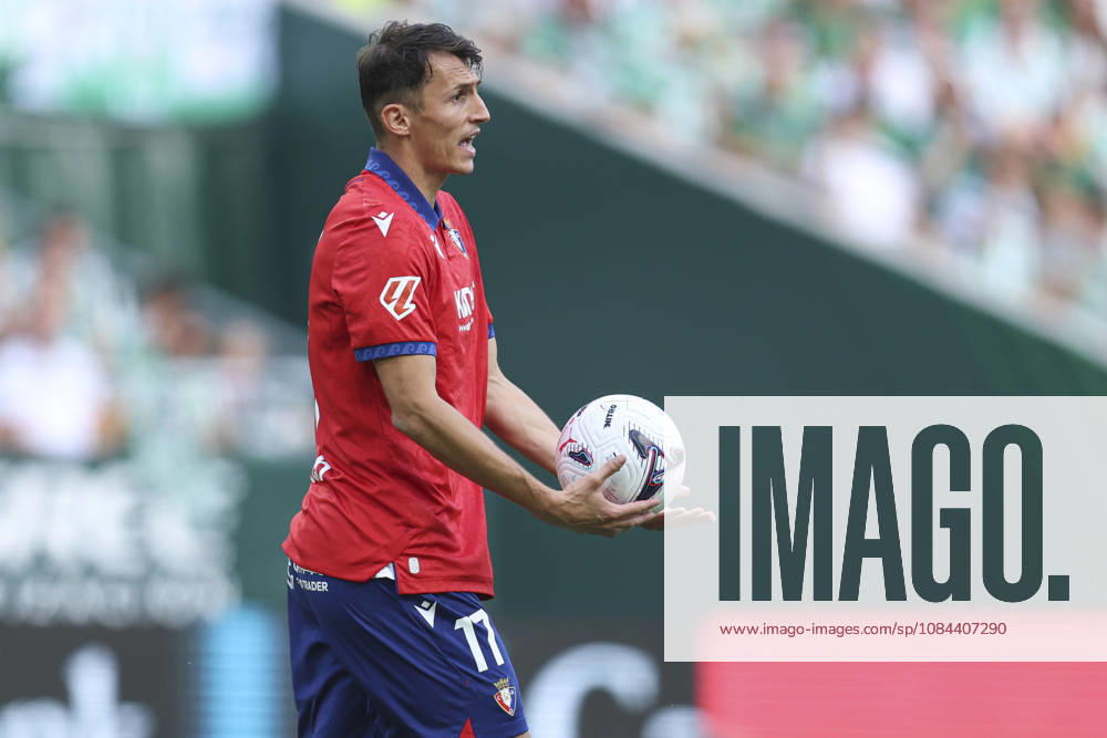 ESP: Real Betis - CA Osasuna. La Liga EA Sports. Matchday 8. Ante Budimir of CA Osasuna during the La Liga EA Sports match between Real Betis and CA Osasuna played at La Cartuja Stadium on Oct 11, 2026 in Sevilla, Spain. kpng