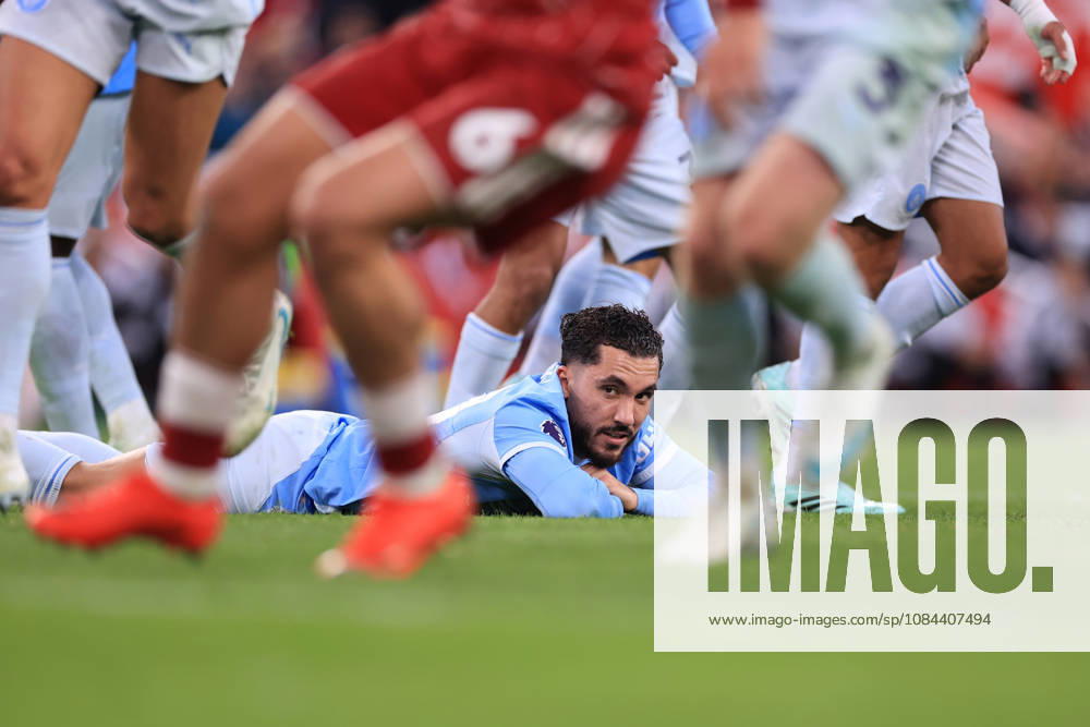 Liverpool v Manchester City 11th October 2026 - Premier League - Liverpool v Manchester City - Rayan Cherki of Manchester City - Photo: Simon Stacpoole Offside. Liverpool UK