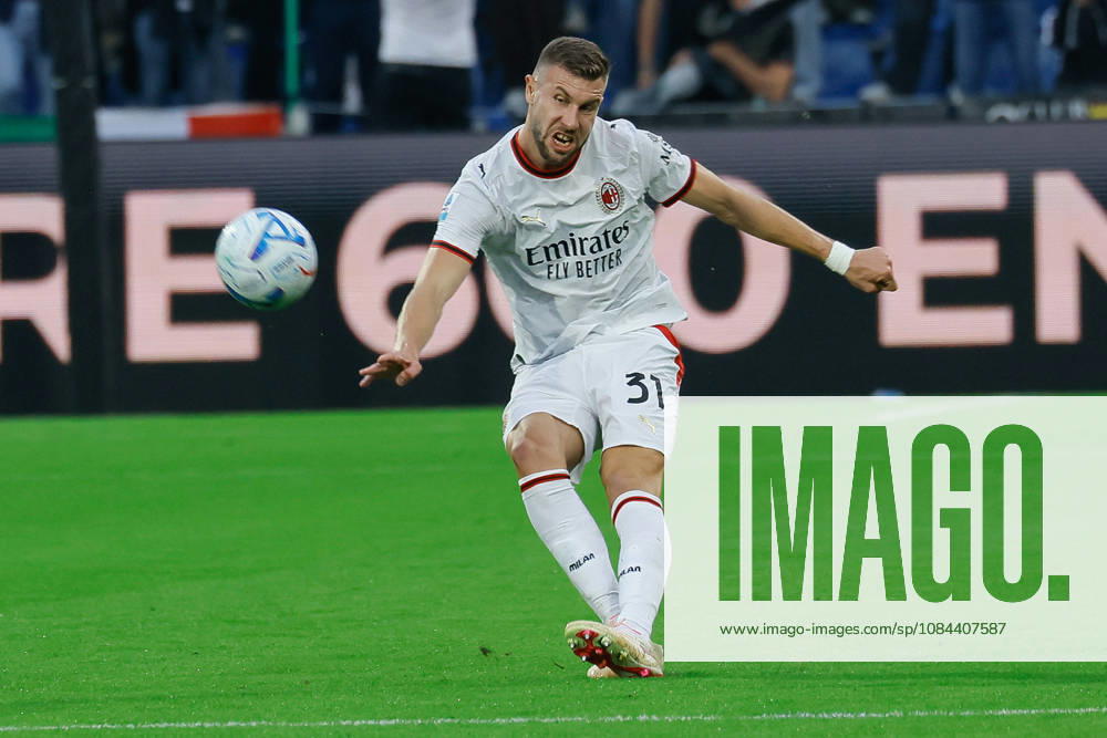 IPA89560276 - Milan s Strahinja Pavlovic during the US Sassuolo vs. AC Milan Italian Serie A soccer match in Reggio Emilia, Italy, on October 11, 2026