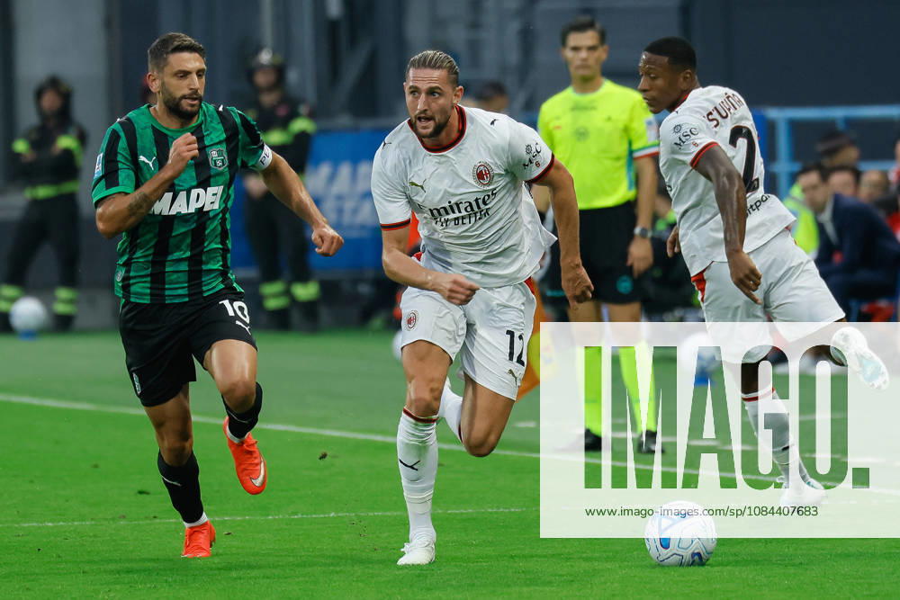 IPA89560320 - Milan s Adrien Rabiot during the US Sassuolo vs. AC Milan Italian Serie A soccer match in Reggio Emilia, Italy, on October 11, 2026