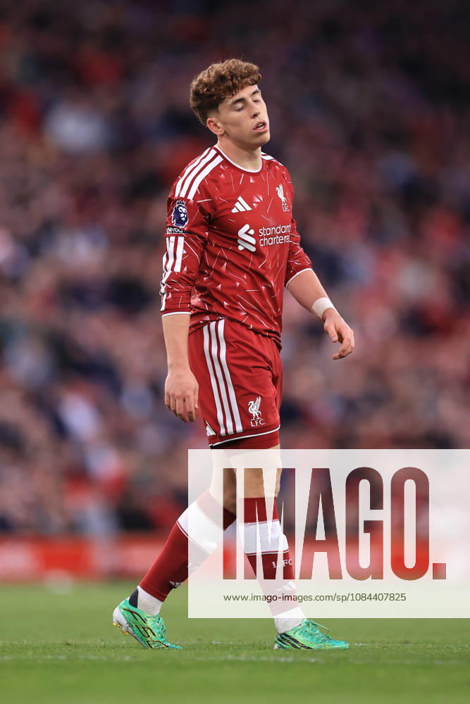 Liverpool v Manchester City 11th October 2026 - Premier League - Liverpool v Manchester City - Victor Munoz of Liverpool - Photo: Simon Stacpoole Offside. Liverpool UK