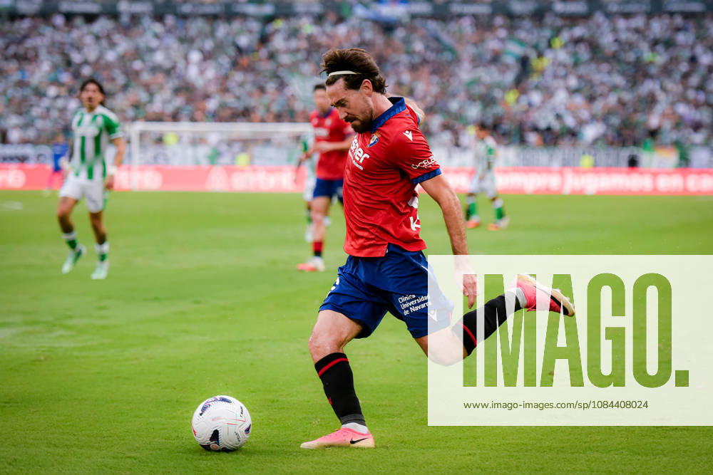 ESP: LaLiga EA Sports Real Betis v CA Osasuna Moi Gomez of Osasuna Abel Bretones of Osasuna during LaLiga EA Sports match between Real Betis v CA Osasuna played at Benito Villamarin Stadium, Seville on October 11 2026 in Spain Spain Soccer