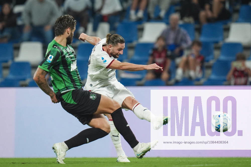 Milan s Adrien Rabiot goal 0-1 during the Serie A soccer match between Sassuolo and Milan at the Mapei Stadium in Reggio Emilia, north Italy - Sunday, October 11, 2026 -