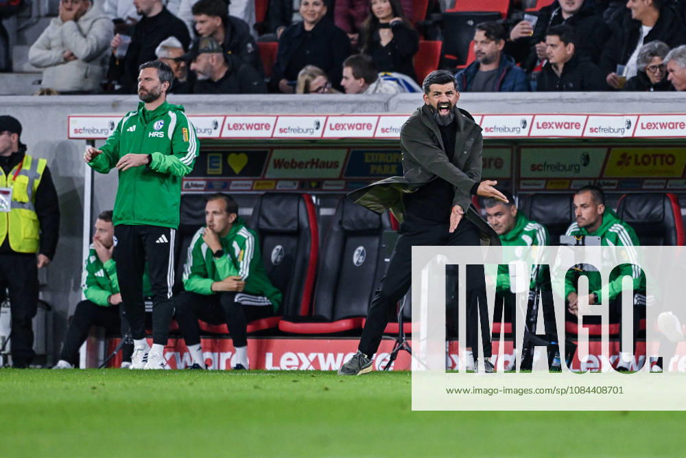 Fussball, Saison 2026 2027, Bundesliga, SC Freiburg - FC Schalke 04, Trainer Miron Muslic (FC Schalke 04) xRHR-FOTO YYx