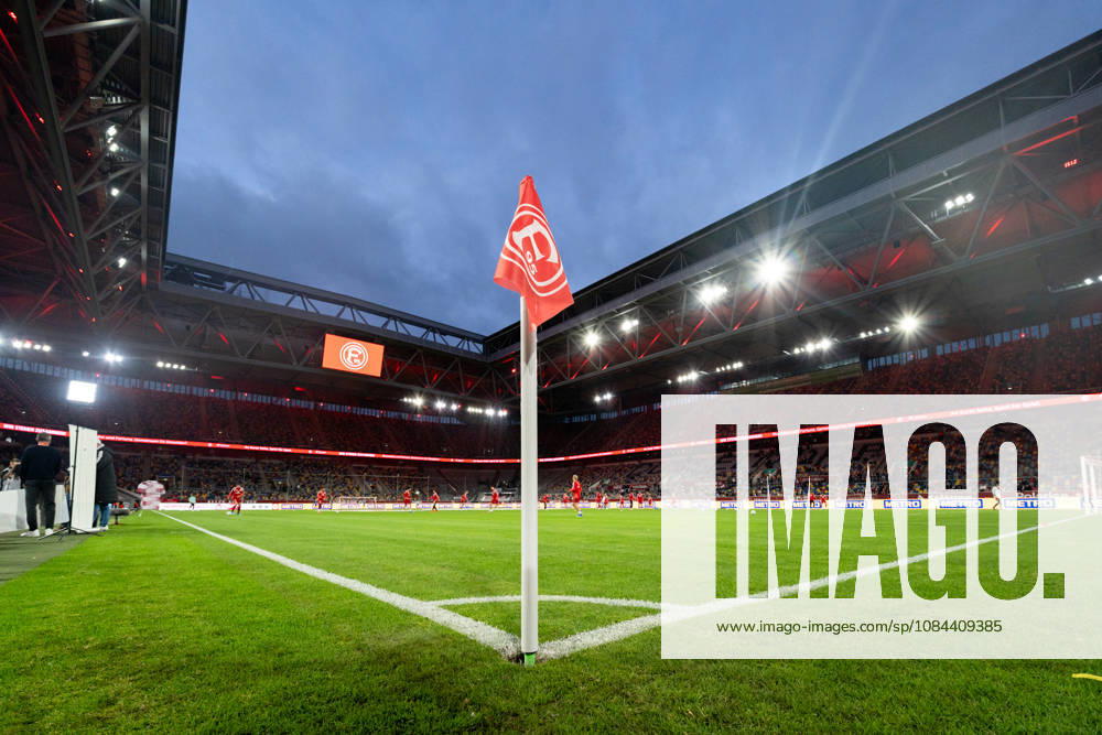 Deutschland: 3. Liga 2026 2027 Fortuna Düsseldorf vs. SC Verl 8. Spieltag 12.10.2026 Merkur Spiel-Arena (Nordrhein-Westfalen) Stadion, Gesamtansicht Überblick