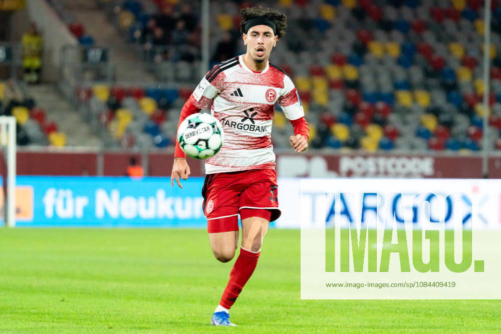 Deutschland: 3. Liga 2026 2027 Fortuna Düsseldorf vs. SC Verl 8. Spieltag 12.10.2026 Merkur Spiel-Arena (Nordrhein-Westfalen) Anas Slimani (Fortuna Dusseldorf, 34)