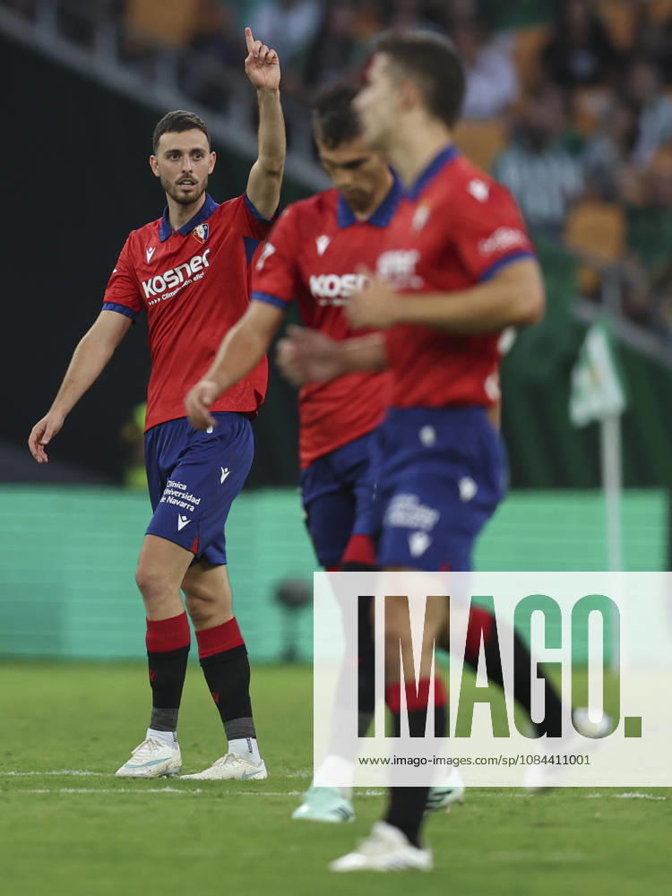 ESP: Real Betis - CA Osasuna. La Liga EA Sports. Matchday 8. Raul Gacia of CA Osasuna during the La Liga EA Sports match between Real Betis and CA Osasuna played at La Cartuja Stadium on Oct 11, 2026 in Sevilla, Spain. kpng