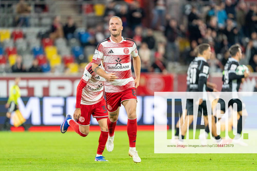 Jorrit Hendrix (Fortuna Düsseldorf, 08) Torschuetze zum 2:1, Torjubel Fortuna Duesseldorf vs. SC Verl, Fussball, 3.Liga, 8.Spieltag, Saison 2026 27, 12.10.2026, DFL REGULATIONS PROHIBIT ANY USE OF PHOTOGRAPHS AS IMAGE SEQUENCES AND OR QUASI-VIDEO, Fortuna Duesseldorf vs. SC Verl, Fussball, 3.Liga, 8.Spieltag, Saison 2026 27, 12.10.2026 Düsseldorf