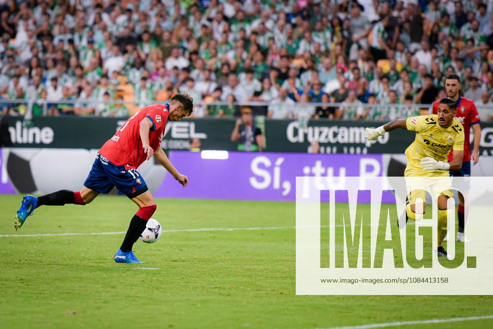 ESP: LaLiga EA Sports Real Betis v CA Osasuna Ante Budimir of Osasuna scores goal during LaLiga EA Sports match between Real Betis v CA Osasuna played at Benito Villamarin Stadium, Seville on October 11 2026 in Spain Spain Soccer