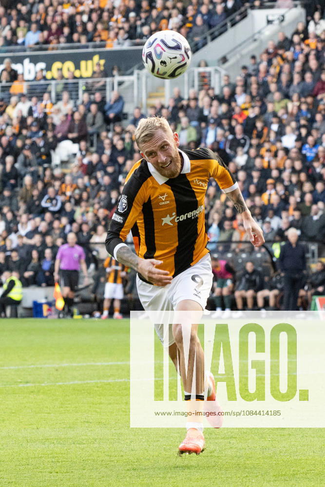 Hull City v Everton Premier League Oliver McBurnie of Hull City during the Premier League match between Hull City and Everton at the MKM Stadium, Hull. 11 10 2026 UK Newspapers OUT