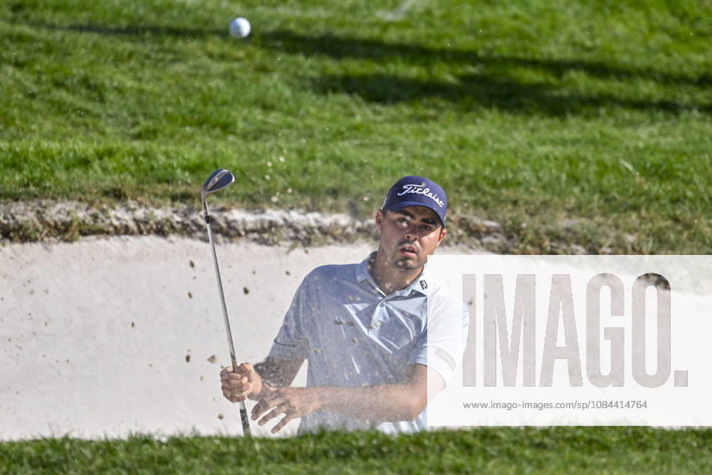 JACOB SKOV OLESEN of Denmark hit the ball out of the bunker during the Open de EspaoÂ±a presented by Madrid at Club de Campo Villa de Madrid on October 11, 2026 in Madrid, Spain. Madrid Spain - ZUMAc312 20261011_zsp_c312_254