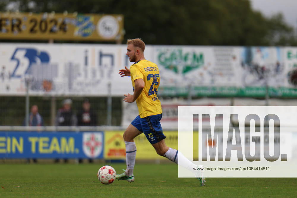 Fußball I Herren I Saison 2026-2027 I Regionalliga Nord I 13. Spieltag I SV Todesfelde - SC Weiche Flensburg I 11.10.2026 Tyler Körting (25, SV Todesfelde) Todesfelde Joda-Sportpark Schleswig Holstein Deutschland