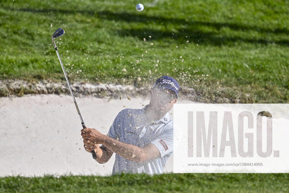 JACOB SKOV OLESEN of Denmark hit the ball out of the bunker during the Open de Espao±a presented by Madrid at Club de Campo Villa de Madrid on October 11, 2026 in Madrid, Spain. Madrid Spain - ZUMAc312 20261011_zsp_c312_245