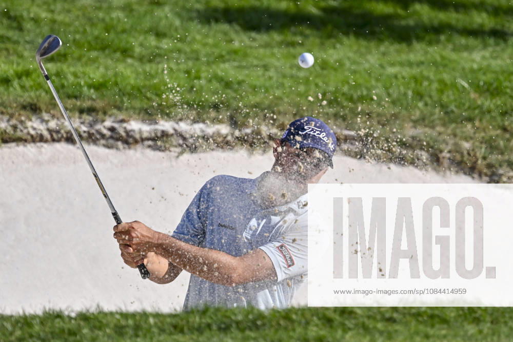 JACOB SKOV OLESEN of Denmark hit the ball out of the bunker during the Open de Espao±a presented by Madrid at Club de Campo Villa de Madrid on October 11, 2026 in Madrid, Spain. Madrid Spain - ZUMAc312 20261011_zsp_c312_246
