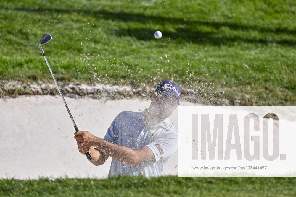 JACOB SKOV OLESEN of Denmark hit the ball out of the bunker during the Open de EspaoÂ±a presented by Madrid at Club de Campo Villa de Madrid on October 11, 2026 in Madrid, Spain. Madrid Spain - ZUMAc312 20261011_zsp_c312_249