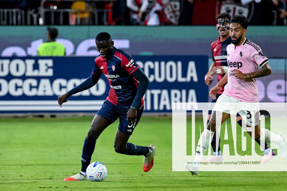 Cagliari s Paul Mendy in action during the Serie A soccer match between Cagliari Calcio and Juventus at the Unipol Domus in Cagliari, Sardinia - Sunday 11th october 2026. - Soccer