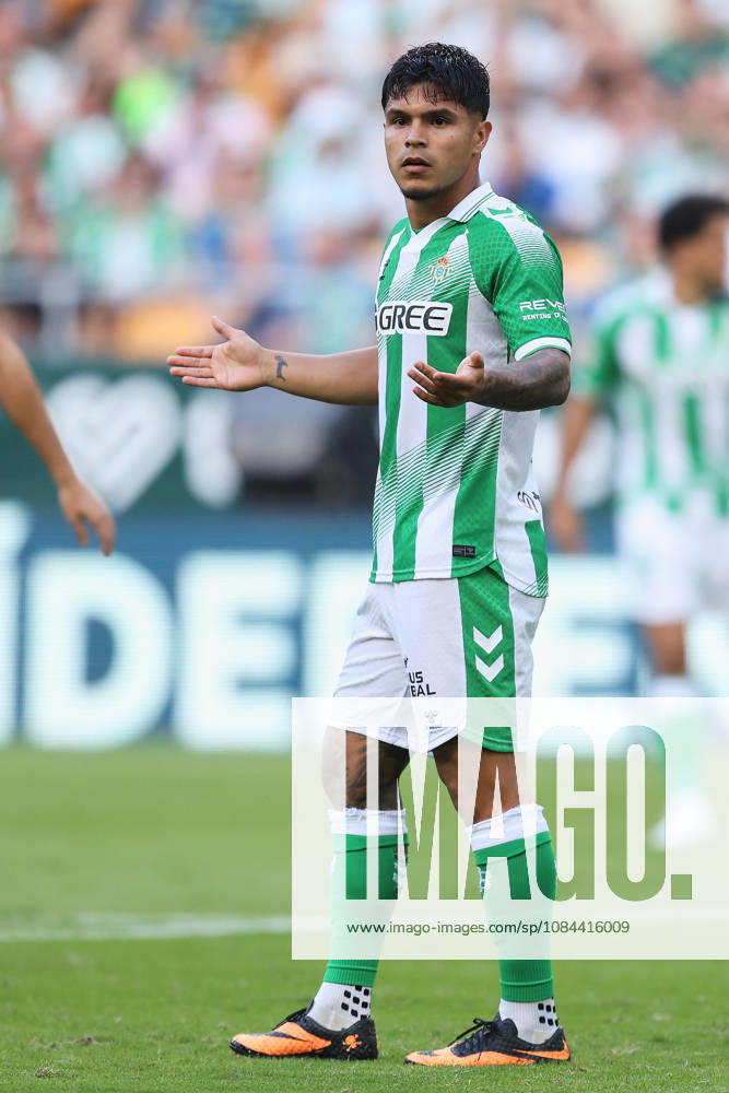 Real Betis and CA Osasuna - LaLiga EA Sports SEVILLA, SPAIN - OCTOBER 11: Cucho Hernandez of Real Betis reacts during the LaLiga EA Sports 2026 27 match between Real Betis and CA Osasuna at La Cartuja Stadium on October 11, 2026 in Sevilla, Spain. (Photo by Rafael Roman Photo Players Images Magara Press) Sevilla La Cartuja Stadium Spain