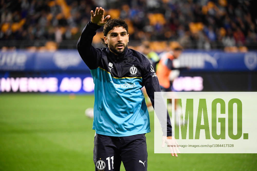 ESTAC Troyes v Olympique de Marseille - Ligue 1 McDonald s 2026 2027 Neal MAUPAY of Olympique de Marseille during Ligue 1 McDonald s match between Troyes and Marseille at Stade de l Aube on October 11, 2026 in Troyes, France. Troyes France