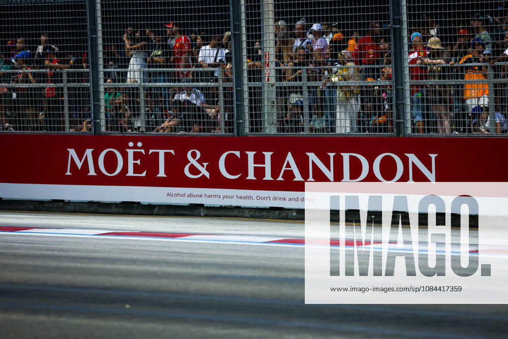 F1 - SINGAPORE GRAND PRIX 2026 Moet & Chandon branding sponsor during the 2026 Formula 1 Singapore Grand Prix, 17th round of the 2026 Formula One World Championship, WM, Weltmeisterschaft from October 9 to 11, 2026 on the Marina Bay Street Circuit, in Singapore, Singapore - SingaporeSingapore