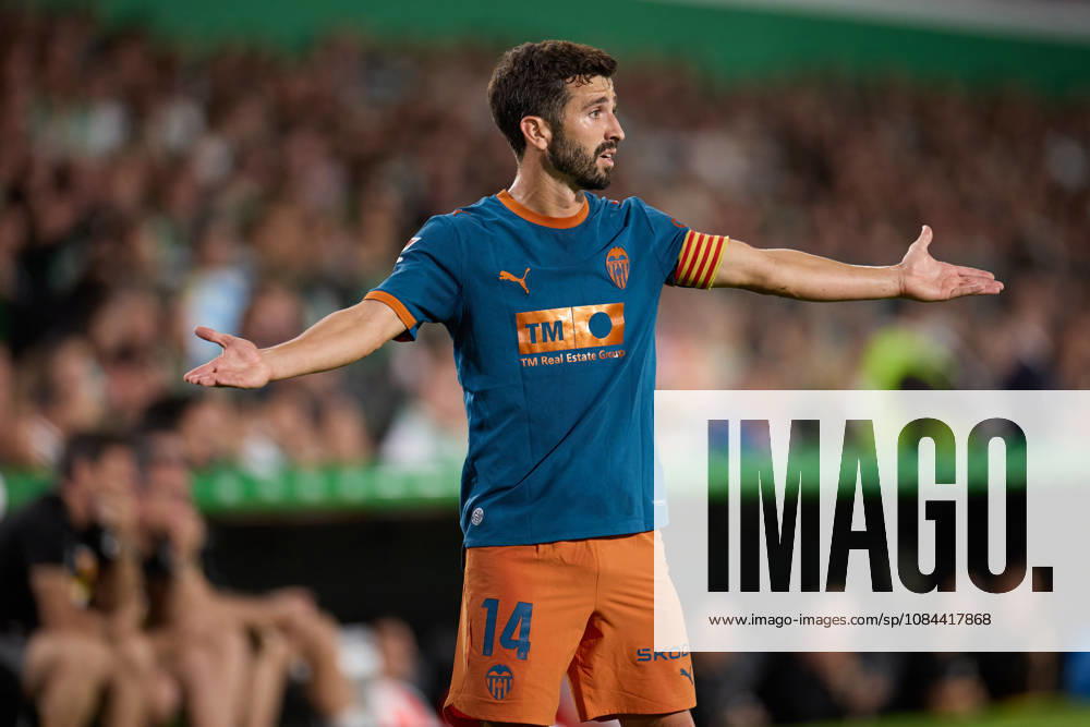 Jose Gaya of Valencia CF reacts during the LaLiga EA Sports match between Real Racing Club de Santander and Valencia CF at Campos de de El Sardinero on October 11, 2026, in Santander, Spain. Real Racing Club De Santander V Valencia CF - LaLiga EA Sports - ZUMAa181 20261011_zaa_a181_356