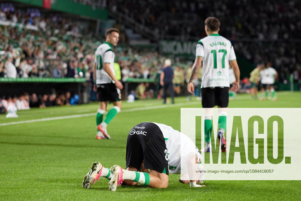 Yassir Zabiri of Real Racing Club de Santander celebrates after scoring the team s first goal during the LaLiga EA Sports match between Real Racing Club de Santander and Valencia CF at Campos de de El Sardinero on October 11, 2026, in Santander, Spain. Real Racing Club De Santander V Valencia CF - LaLiga EA Sports - ZUMAa181 20261011_zaa_a181_369
