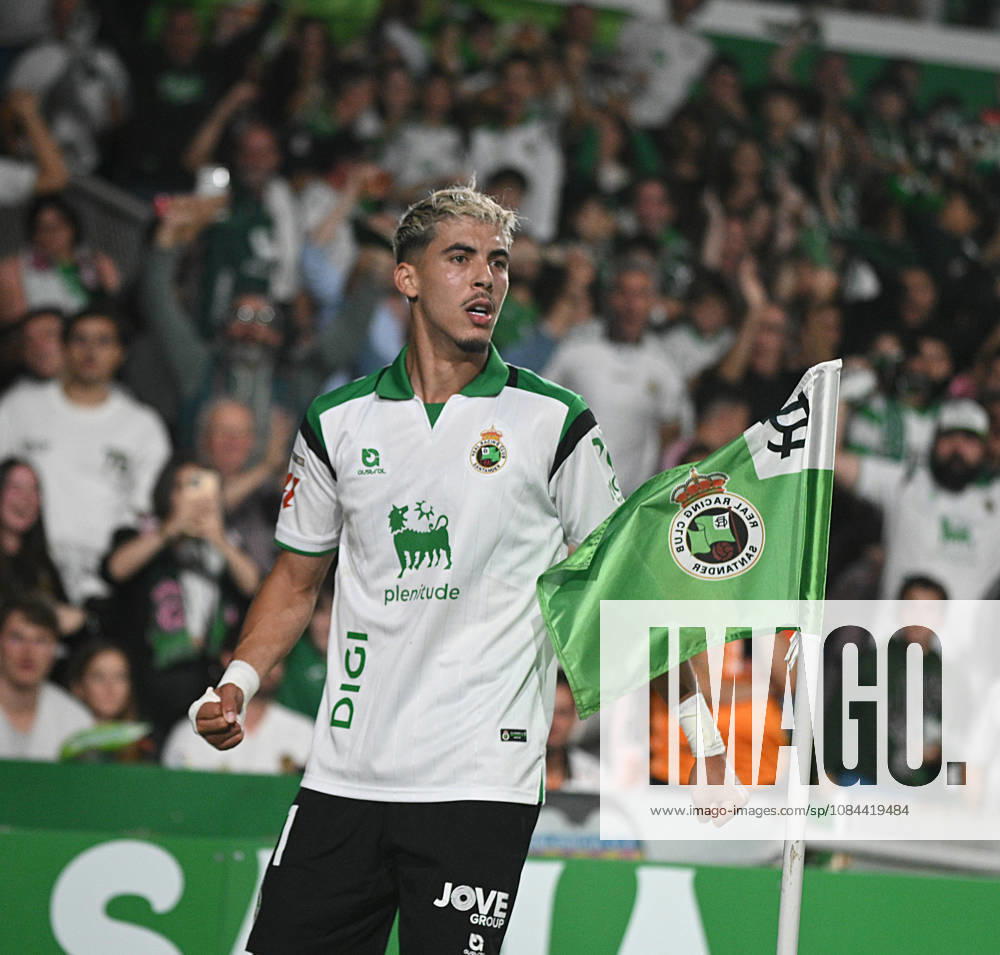 ESP: LaLiga EA Sports Racing Santander v Valencia CF Yassir Zabiri of Racing de Santander scores goal and celebrates during LaLiga EA Sports between Racing Santander v Valencia CF played at Campos de de El Sardinero Stadium in Cantabria on October 11, 2026 in Spain Spain Futbol