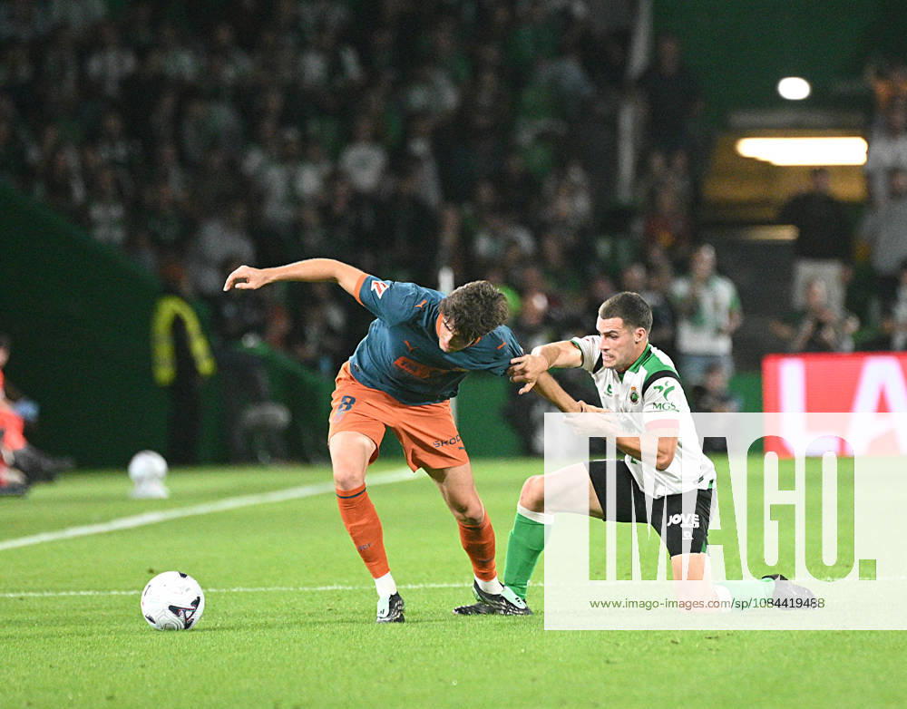 ESP: LaLiga EA Sports Racing Santander v Valencia CF Javi Guerra of Valencia CF and Alvaro Mantilla of Racing de Santander during LaLiga EA Sports between Racing Santander v Valencia CF played at Campos de de El Sardinero Stadium in Cantabria on October 11, 2026 in Spain Spain Futbol