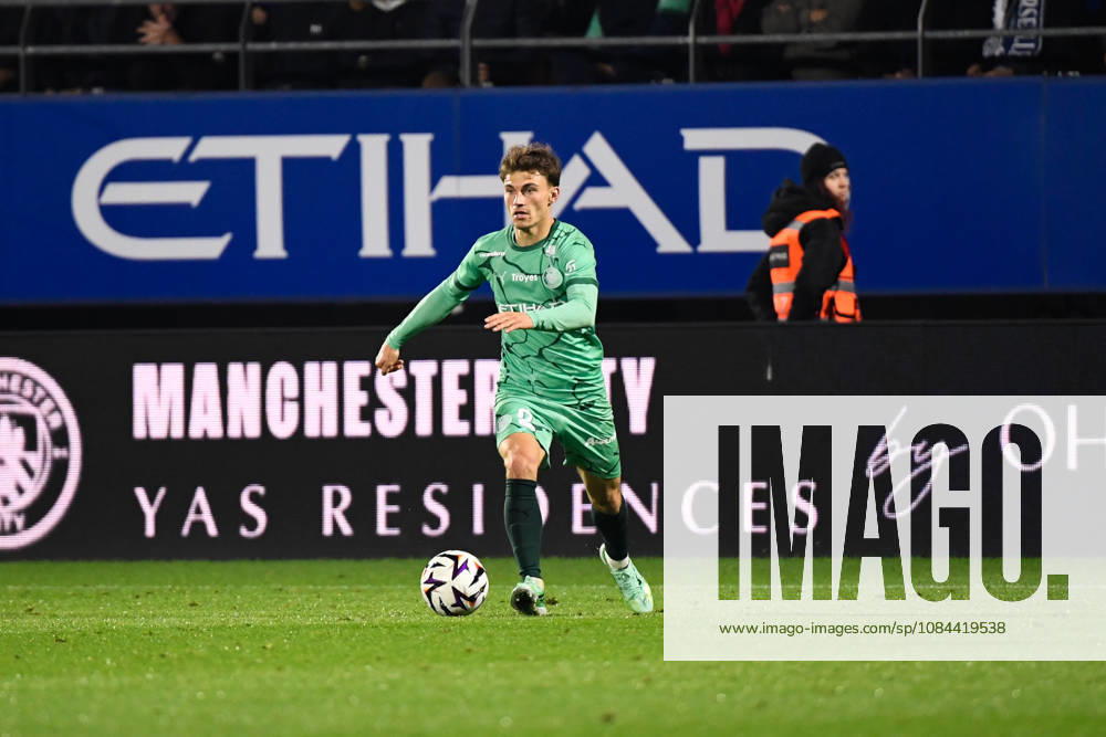 ESTAC Troyes v Olympique de Marseille - Ligue 1 McDonald s 2026 2027 Lucas MARONNIER of Troyes during Ligue 1 McDonald s match between Troyes and Marseille at Stade de l Aube on October 11, 2026 in Troyes, France. Troyes France